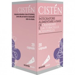 Cistén Integratore Vie Urinarie Cranberry Lactobacillus 20 capsule Farma' - 1