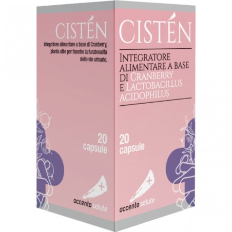 Cistén Integratore Vie Urinarie Cranberry Lactobacillus 20 capsule Farma' - 1 Cistén Integratore Vie Urinarie Cranberry Lactobacillus 20 capsule Farma' - 1