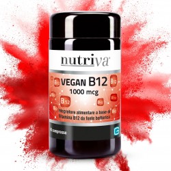 Nutriva Vegan B12 Sistema Nervoso e Difese Immunitarie 60 Compresse Nutriva - 3