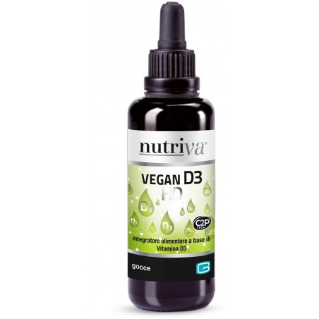 Nutriva Vegan D3 HD Vitamina D Vegana Ossa e Difese 30 ml Nutriva - 2 Nutriva Vegan D3 HD Vitamina D Vegana Ossa e Difese 30 ml Nutriva - 2