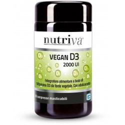 Nutriva Vegan D3 2000 UI 60 Compresse Nutriva - 2