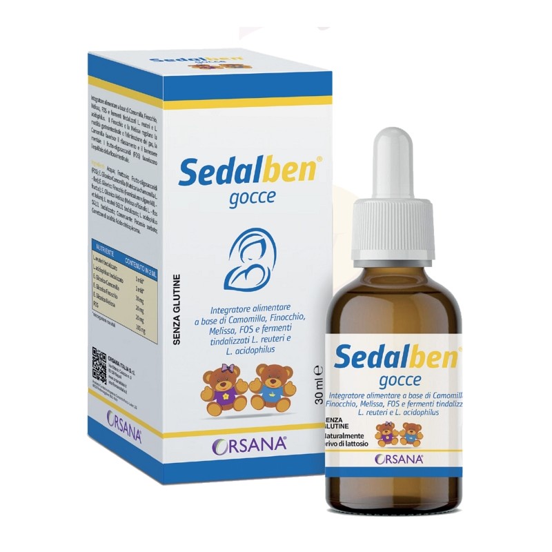 Sedalben Gocce Equilibrio Intestinale Neonati 30 ml Orsana Italia - 3