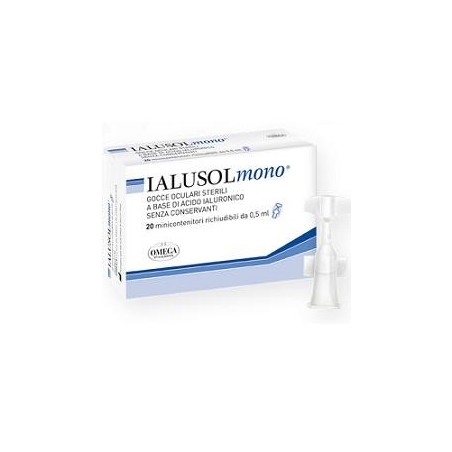 Omega Pharma Ialusol Mono Gocce Oculari 20 Flaconcini 0,5 Ml - Colliri omeopatici - 924055662 - Omega Pharma - € 17,67