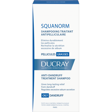 Ducray Squanorm Forfora Grassa Shampoo 200 Ml - Trattamenti antiforfora capelli - 926063292 - Ducray - € 8,63