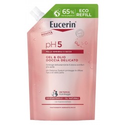 Eucerin Gel & Olio Doccia Delicato 400 Ml Refill Beiersdorf - 1