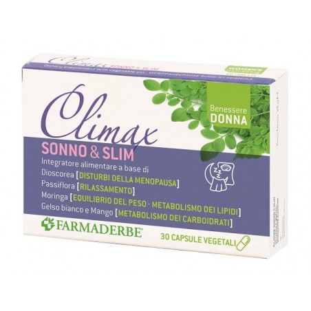 Climax Sonno & Slim 30 Capsule Farmaderbe - 1 Climax Sonno & Slim 30 Capsule Farmaderbe - 1