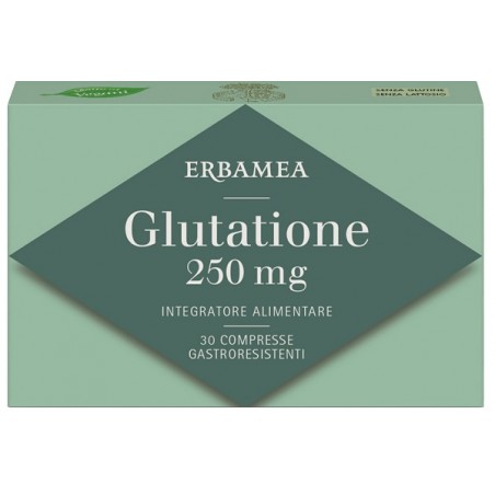 Glutatione 250mg 30 Compresse Gastroresistenti Erbamea - 1 Glutatione 250mg 30 Compresse Gastroresistenti Erbamea - 1