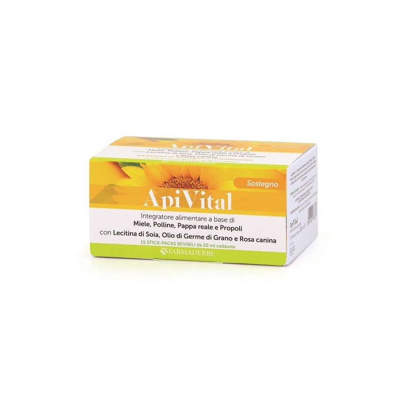 Apivital 15 Stick Pack Da 20 Ml Farmaderbe - 1