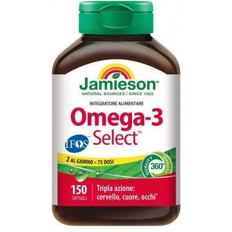 Jamieson Omega 3 Select Ifos 150 Softgel Biovita - 1 Jamieson Omega 3 Select Ifos 150 Softgel Biovita - 1