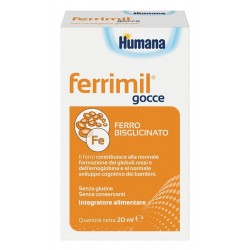 Humana Ferrimil Gocce Sostegno Emoglobina e Immunità 20 ml Humana - 1