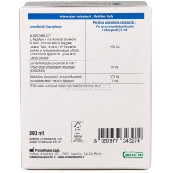 Sonnomel Stick Melatonina Sonno Veloce 20 stick pack 10 ml Promopharma - 3