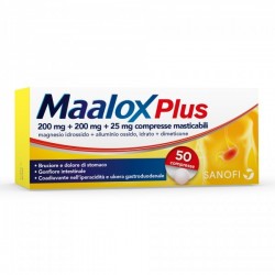 Maalox Plus Bruciore e Dolore di Stomaco 50 Compresse Masticabili - Farmaci per meteorismo e flatulenza - 020702344 - Maalox ...