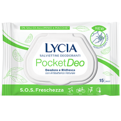Lycia Pocket Deo Salviette Rinfrescanti Deodoranti 15 Pezzi - Deodoranti per il corpo - 981929870 - Lycia - € 4,99