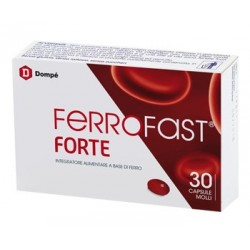 Dompe' Farmaceutici Ferrofast Forte 30 Capsule Molli - Integratori di ferro - 924998976 - Dompe' Farmaceutici - € 20,52