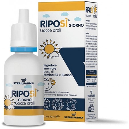 Riposi' Rm Gocce Orali 30 Ml Sterilfarma - 1 Riposi' Rm Gocce Orali 30 Ml Sterilfarma - 1