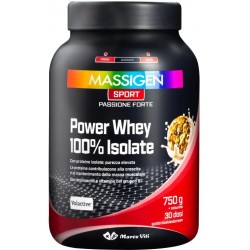 Massigen Sport Power Whey 100% Isolate Crescita Muscolare 750g Massigen - 2