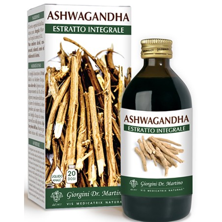 Ashwagandha Estratto Integrale Liquido Analcolico 200 Ml Dr. Giorgini - 1 Ashwagandha Estratto Integrale Liquido Analcolico 200 Ml Dr. Giorgini - 1