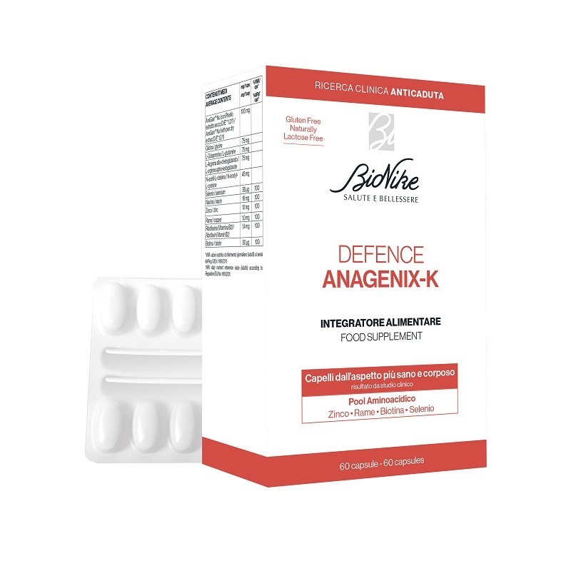 Defence Anagenix K Integratore Alimentare 60 Capsule BioNike - 1