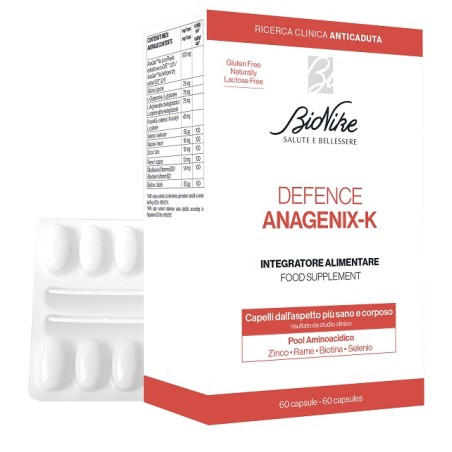 Defence Anagenix K Integratore Alimentare 60 Capsule BioNike - 1 Defence Anagenix K Integratore Alimentare 60 Capsule BioNike - 1