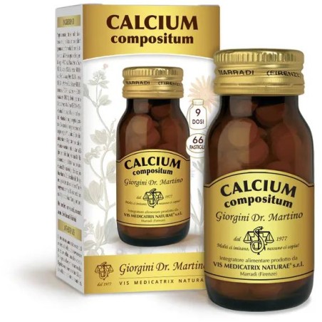 Calcium Compositum 40 G 66 Pastiglie Dr. Giorgini - 1 Calcium Compositum 40 G 66 Pastiglie Dr. Giorgini - 1