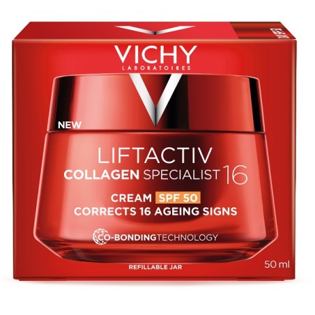 Vichy Liftactiv Collagen Specialist 16 Antirughe Protettiva Spf 50+ 50 ml Vichy - 1 Vichy Liftactiv Collagen Specialist 16 Antirughe Protettiva Spf 50+ 50 ml Vichy - 1