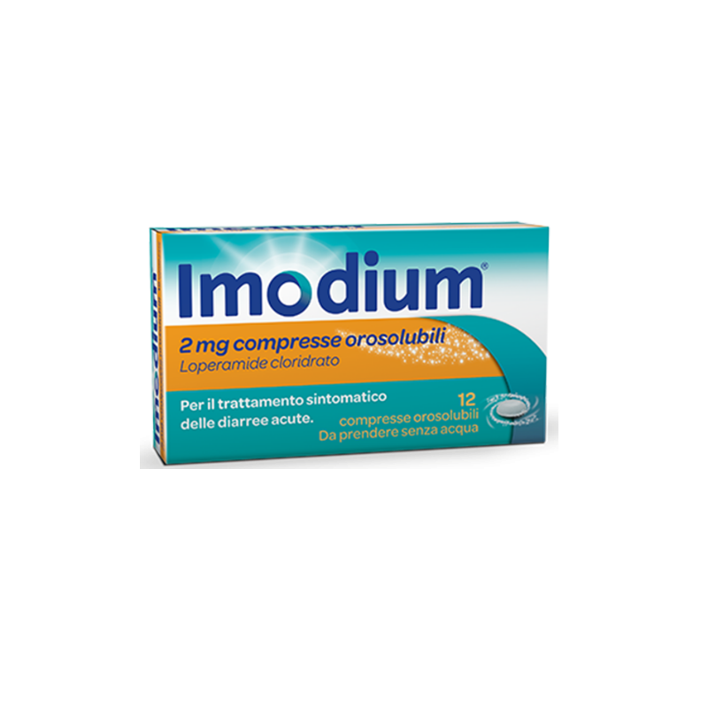 Imodium Trattamento Diarree Acute 12 Compresse - Farmaci per diarrea - 023673092 - Imodium - € 12,51