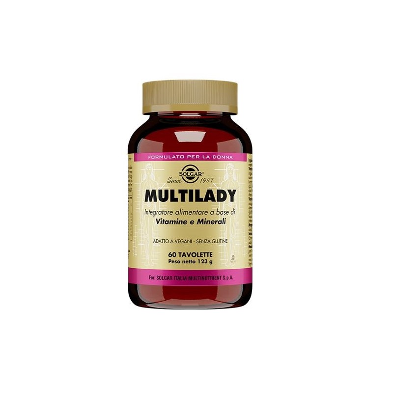 Multilady 60 Tavolette Solgar - 1
