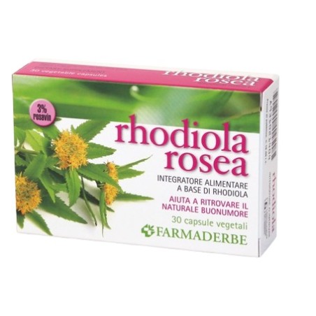 Rhodiola Rosea 30 Capsule Farmaderbe - 1 Rhodiola Rosea 30 Capsule Farmaderbe - 1