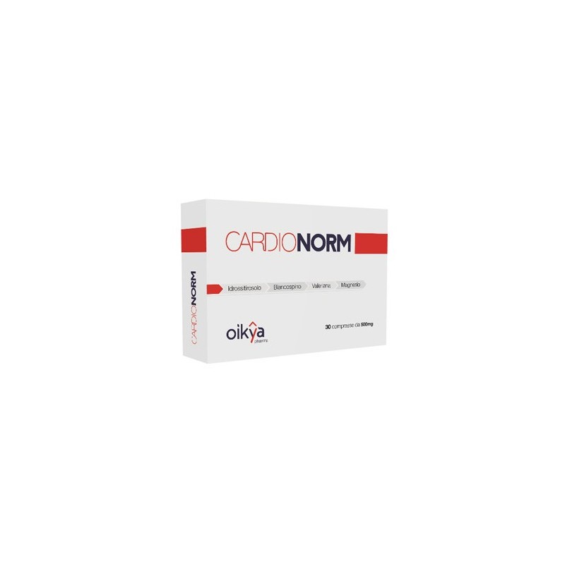 Oikya Pharma Cardionorm 30 Compresse - Integratori per circolazione e microcircolo - 936039852 - Oikya Pharma - € 14,48