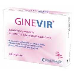 Sterling Farmaceutici Ginevir 30 Capsule - Integratori per difese immunitarie - 944596675 - Sterling Farmaceutici - € 21,02