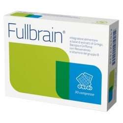 Euronational Fullbrain 30 Compresse - Integratori per concentrazione e memoria - 904927530 - Euronational - € 21,09