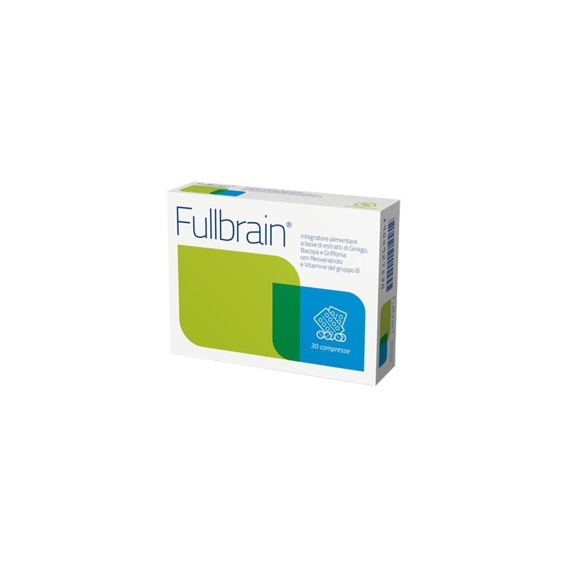 Euronational Fullbrain 30 Compresse - Integratori per concentrazione e memoria - 904927530 - Euronational - € 20,98