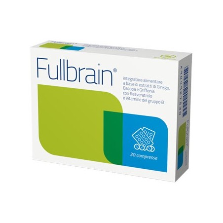 Euronational Fullbrain 30 Compresse - Integratori per concentrazione e memoria - 904927530 - Euronational - € 20,98