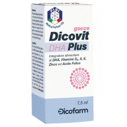 Dicofarm Dicovit Dha Plus 7,5 Ml - Integratori di sali minerali e multivitaminici - 933333914 - Dicofarm