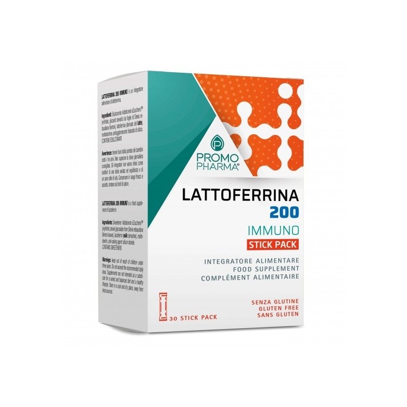 Promopharma Lattoferrina 200 Mg - 30 Stick Pack - Integratori di lattoferrina - 980835678 - Promopharma - € 22,04
