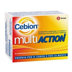 Cebion Multiaction Integratore Energetico 20 Compresse Effervescenti - Vitamine e sali minerali - 933567063 - Cebion - € 11,00