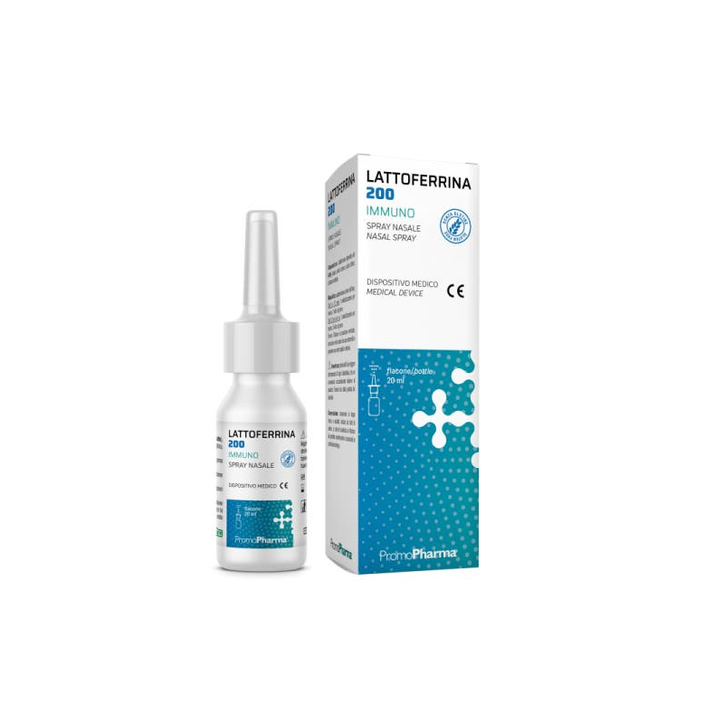 Promopharma Lattoferrina 200 Immuno Spray Nasale 200 Ml - Integratori di lattoferrina - 981460379 - Promopharma - € 13,01