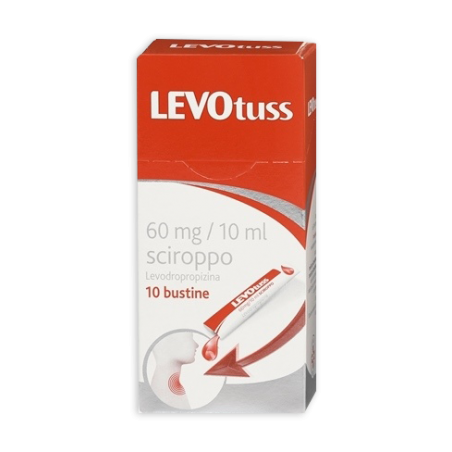 Dompe' Farmaceutici Levotuss 60 Mg/10 Ml Sciroppo - Farmaci per tosse secca e grassa - 026752079 - Levotuss - € 8,20