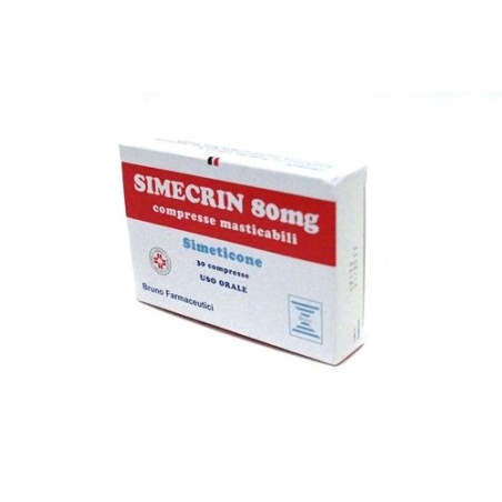 Eg Simecrin 80mg - 30 Compresse - Farmaci per meteorismo e flatulenza - 034842029 - Eg - € 10,33