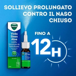 Vicks Sinex Aloe Spray Da Nebulizzare Per Naso Chiuso Lunga Durata 15 ml - Decongestionanti nasali - 023198029 - Vicks - € 7,50