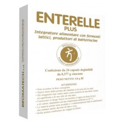 Bromatech Enterelle Plus Integratore Fermenti Lattici Flora Intestinale 24 capsule Bromatech - 1