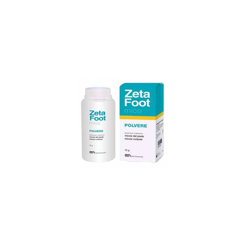 Zeta Farmaceutici Zetafoot Mico Polvere Flacone 75 G - Trattamenti per pelle sensibile e dermatite - 934436849 - Zeta Foot - ...