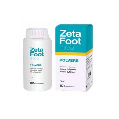 Zeta Farmaceutici Zetafoot Mico Polvere Flacone 75 G - Trattamenti per pelle sensibile e dermatite - 934436849 - Zeta Foot - ...