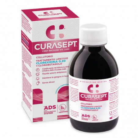 Curasept Collutorio ADS Lenitivo E Antiplacca 200 Ml Curasept - 1 Curasept Collutorio ADS Lenitivo E Antiplacca 200 Ml Curasept - 1