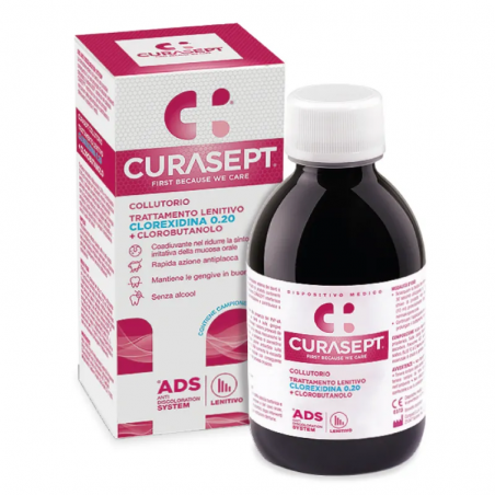 Curasept Collutorio ADS Lenitivo E Antiplacca 200 Ml - Collutori - 982820793 - Curasept - € 7,80