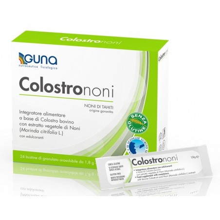 Guna Colostrononi Integratore Antiossidante 24 Bustine Orosolubili Guna - 1 Guna Colostrononi Integratore Antiossidante 24 Bustine Orosolubili Guna - 1