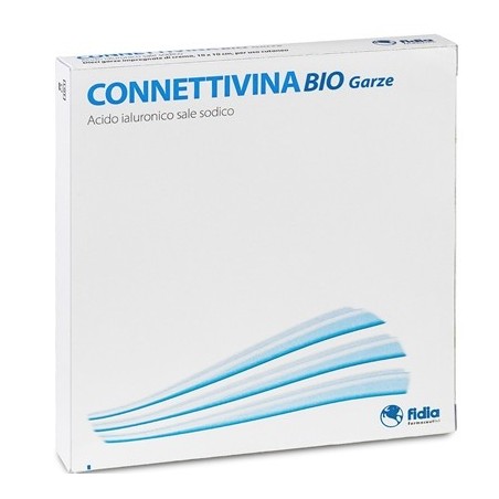 Connettivina Bio Garza Medicata 10x10 Cm - 10 Pezzi - Medicazioni - 972295669 - Connettivina - € 10,41