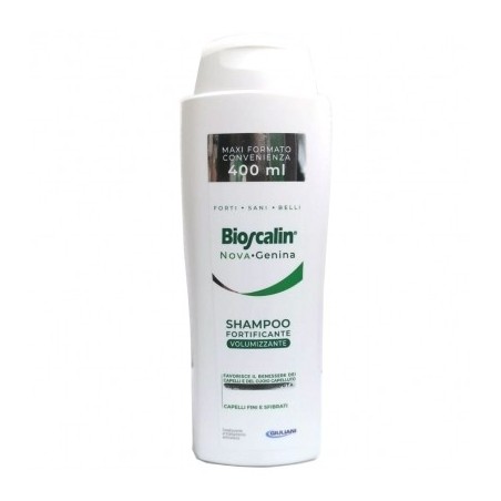 Bioscalin Nova Genina Shampoo Fortificante E Volumizzante 400 Ml - Shampoo anticaduta e rigeneranti - 981963212 - Bioscalin -...