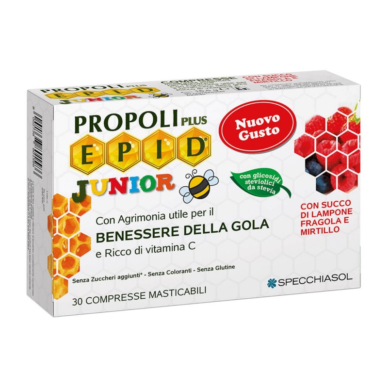 Specchiasol Epid Junior Per Il Benessere Della Gola 30 Compresse - Prodotti fitoterapici per raffreddore, tosse e mal di gola...