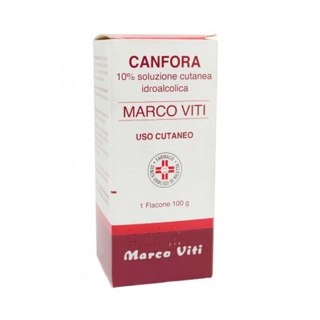 Marco Viti Canfora 10% Soluzione Cutanea 100 G - Farmaci per dolori muscolari e articolari - 030325017 - Marco Viti - € 3,93